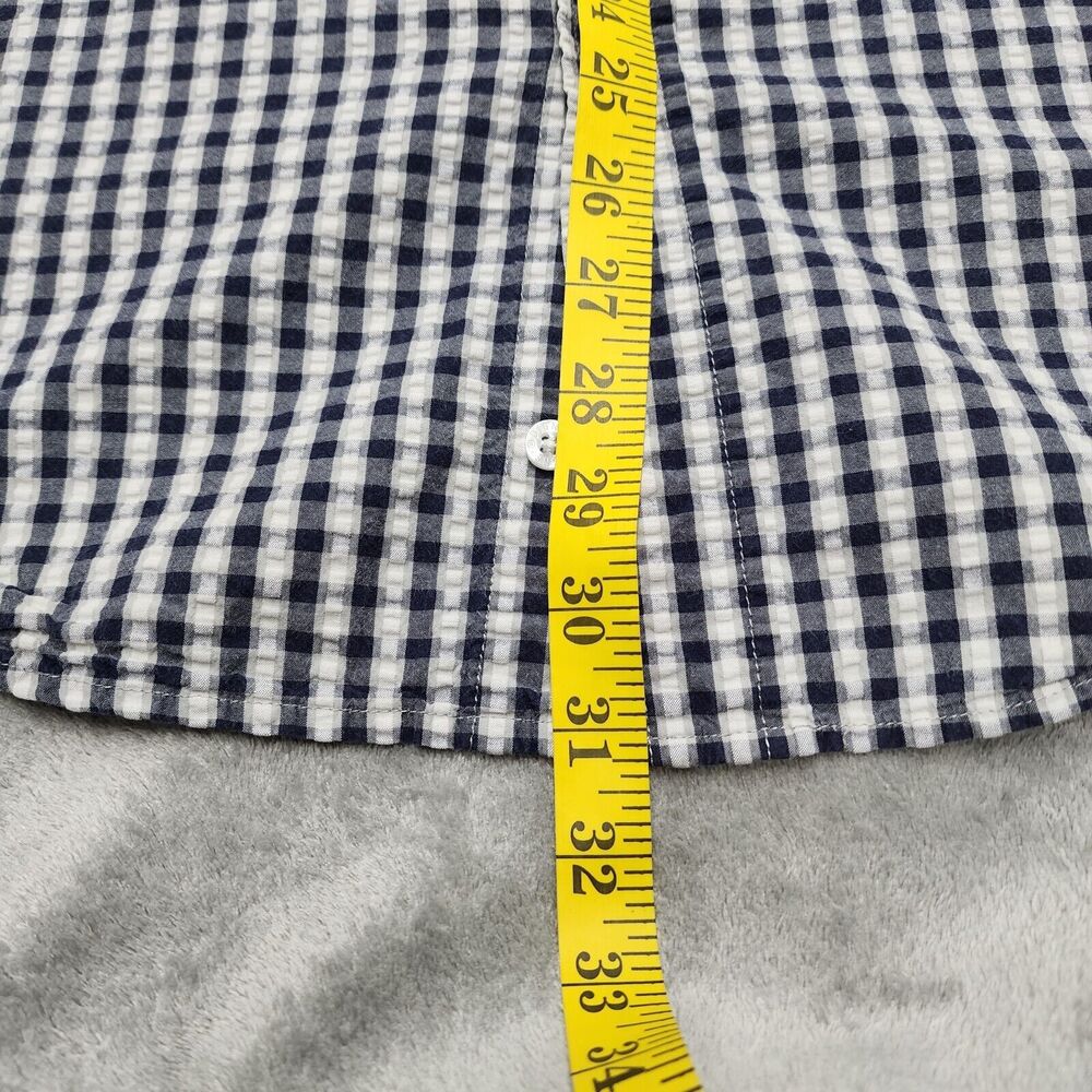 Walt Disney World Men's Mickey Mouse Blue & White Striped Shirt Size L - Picture 9 of 13